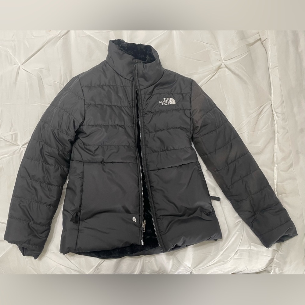 THE NORTH FACE Girls’ Reversible Mossbud Jacket.    Size M (10-12).